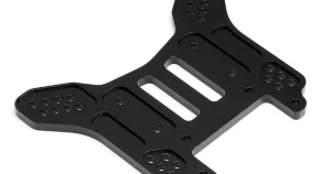 Rear Shock Tower 7075 4mm Black (Trophy Buggy)