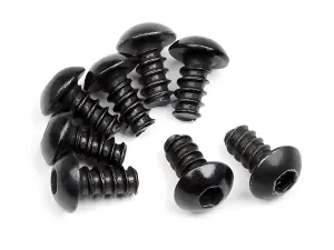 HPI Tp. Button Head Screw M3X6mm (Hex Socket/8Pcs)
