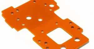 HPI Bulkhead Lower Plate 2.5mm (Orange)