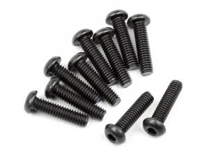 HPI Button Head Screw M2.5X10mm (Hex Socket/10Pcs)