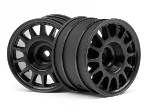 HPI WR8 Rally Off Road Wheels - 48 x 33mm - Black (2)