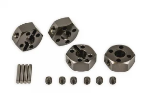 HPI Hard Anodized Alloy Locking Wheel Hexes - 12mm for HPI WR8, etc