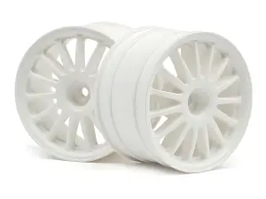 HPI WR8 White Tarmac Wheels (2) - 57 x 35mm