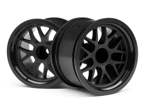 HPI BBS Spoke Wheel 48X34mm Black (14mm Offset/2Pcs)