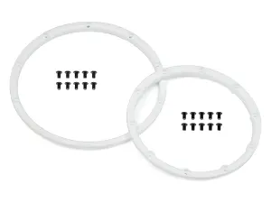 HPI Baja Bead Lock Rings - White - 1 Pair (Fits 2 Wheels)