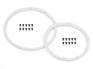 HPI Baja Bead Lock Rings - White - 1 Pair (Fits 2 Wheels)