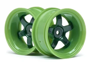 HPI Work Meister S1 Wheels - Green - 9mm Offset - 1 Pair