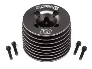 HPI Aluminium Heatsink Head (Gunmetal/F4.6 V2)