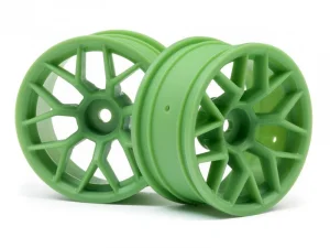 HPI RTR 26mm Wheel - Green - 6mm Offset - 1 Pair