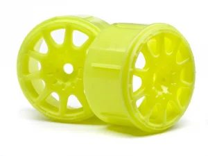 HPI Micro RS4 Rally Wheel 17mm - Yellow - 4 Pack