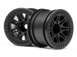HPI Split 8 2.2 Truck Wheels - Black - 1 Pair
