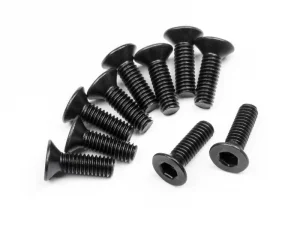 HPI Flat Head Screw M2.5X8mm (Hex Socket/10Pcs)