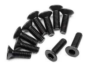HPI Flat Head Screw M2.5X8mm (Hex Socket/10Pcs)