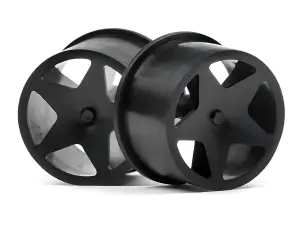 HPI Baja Q32 Super Star Wheel Set - Black - 4 Pack