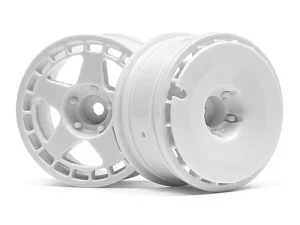 HPI Fifteen52 Turbomac Wheels - White - 26mm - 1 Pair