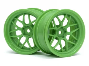 HPI Tech 7 Green Wheels - 52x26mm +6mm Offset - 1 Pair