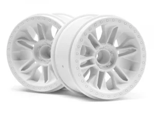 HPI 6-Shot ST Wheel (White/2Pcs)