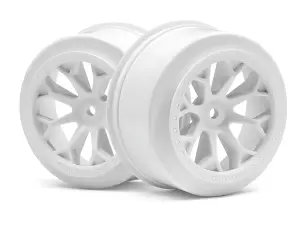 HPI 8-Shot SC Wheel (White/2Pcs)