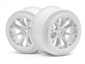 HPI 8-Shot SC Wheel (White/2Pcs)