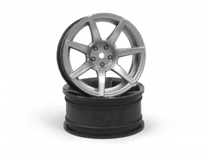 HPI 7Twenty Style55 Wheel Gunmetal (6mm/2Pcs)