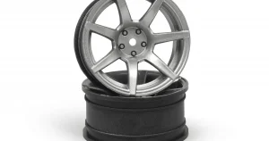 HPI 7Twenty Style55 Wheel Gunmetal (6mm/2Pcs)