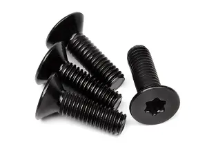 Flat Head Torx Screw M6x20mm (4Pcs)
