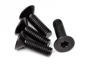 Flat Head Torx Screw M6x20mm (4Pcs)
