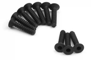 HPI Tp. Flat Head Screw M3X15mm (Hex Socket/10Pcs)