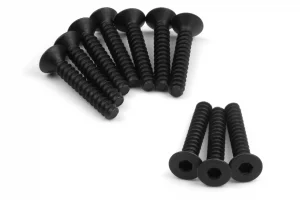 HPI Tp. Flat Head Screw M3X18mm (Hex Socket/10Pcs)