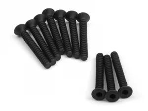 HPI Tp. Flat Head Screw M3X25mm (Hex Socket/10Pcs)