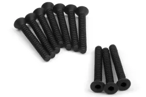 HPI Tp. Flat Head Screw M3X25mm (Hex Socket/10Pcs)