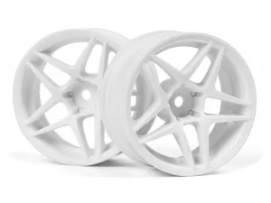 HPI Kansei Astro Wheels White 3mm Offset 26mm (2)