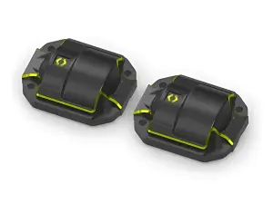 Brass Diff Cover (Black/2pcs)