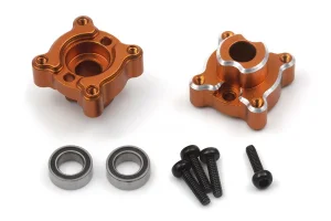 Aluminium Rear Hub Set (Orange/2pcs)