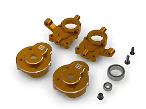 Aluminium Portal Steering Spindle Set (Orange)