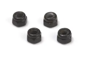 Lock Nut M2 (Black/4pcs)