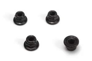Flange Lock Nut M2.5 (Silver/4pcs)