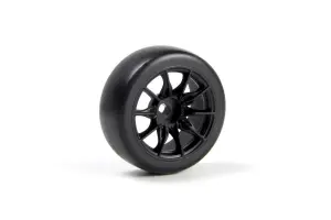 TSMK5-10 Drift Wheel/Tire Set 22x11mm (Black/4pcs)