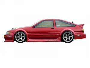 Toyota Levin AE86 Bodyshell (190mm Clear)