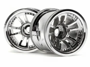 Split 5 Truck Wheel Chrome - Fits HPI Nitro MT - pair