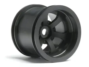 Scorch 6-Spoke Wheel Black - HPI Firestorm Standard - Pair