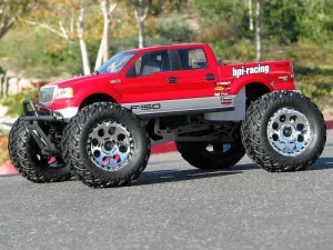 HPI MAG-8 Chrome 3.2 Inch Wheels (83X56mm) - 17mm Hex - 1 Pair