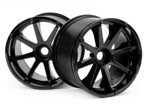Blast Wheel Black Savage Incl. 17mm Hex Hub 115X70mm 7inch 2Pcs