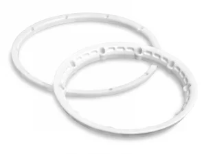 Heavy Duty Wheel Bead Lock Rings For HPI Baja 5B - White (1 Pair - Fits 2 Wheels)