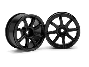 HPI Work Emotion XC8 Wheel 26mm Black (3mm Offset)