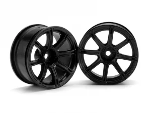HPI Work Emotion XC8 Wheels - 26mm Black - 6mm Offset - 1 Pair