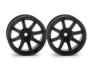 HPI Work Emotion XC8 Wheel 26mm Black (9mm Offset)