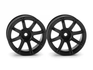 HPI Work Emotion Xc8 Wheel 26mm Black (9mm Offset)