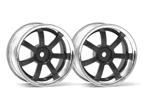 HPI Rays Gram Lights 57S-Pro Chrome/Black (3mm Offset)