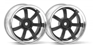 HPI Rays Gram Lights 57S-Pro Chrome/Black (3mm Offset)